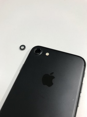 iPhoneカメラレンズ割れ