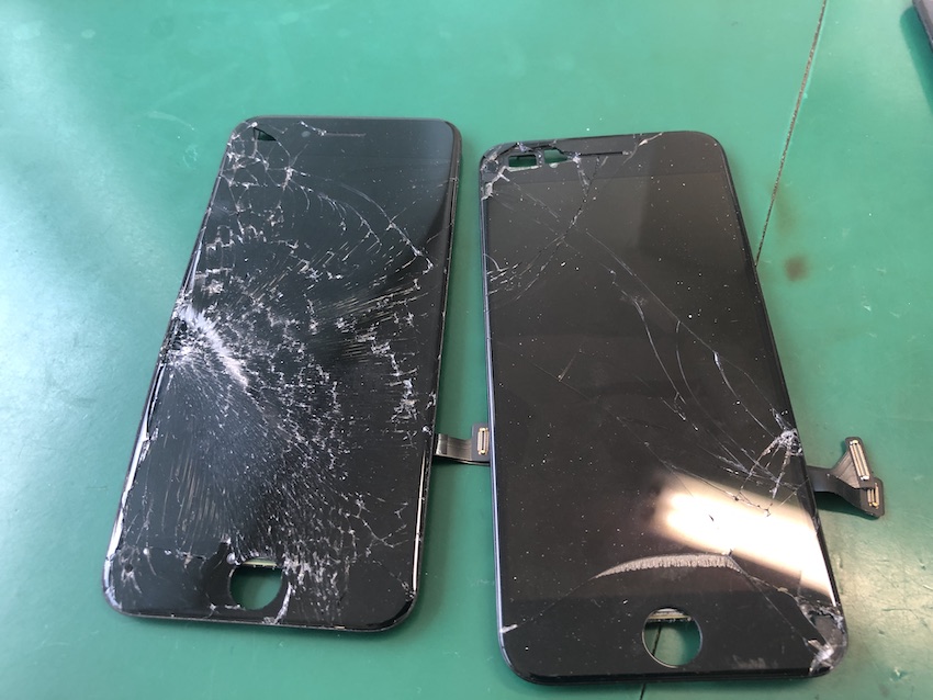 iPhone画面修理と当日10分で交換修理