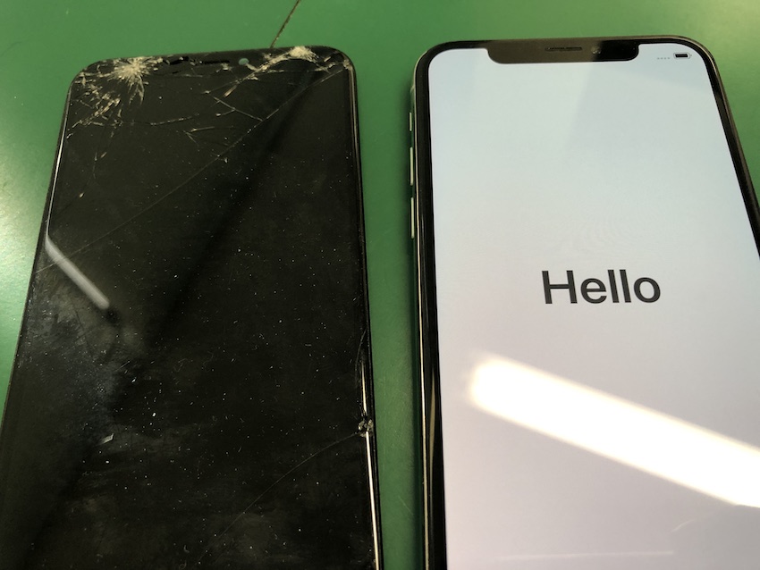 機種変更を止めiPhoneXの画面を修理