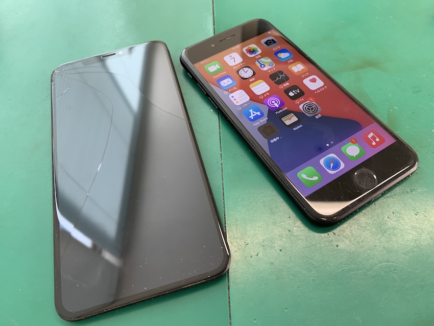 iPhoneXの画面修理時にiPhone7を買取、修理料金をお値引き